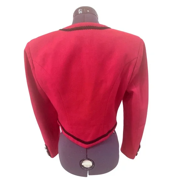 Vintage Hobby Horse Equestrian Blazer Chain Detail Jacket Size‎ Medium - Picture 5 of 11